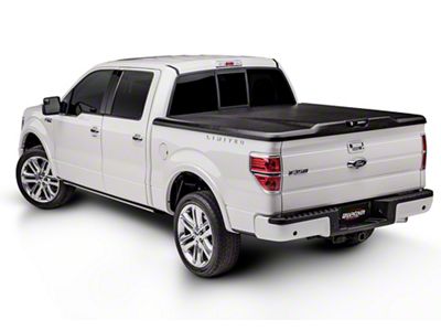 UnderCover Elite Hinged Tonneau Cover; Black Textured (22-23 Tundra w/ 5-1/2-Foot Bed)