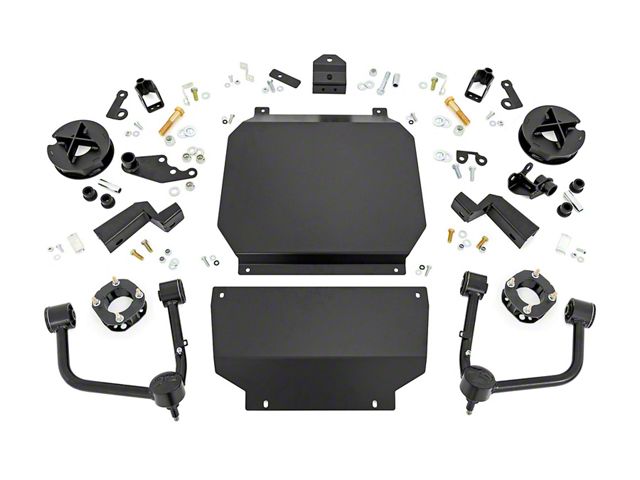 Rough Country 3.50-Inch Suspension Lift Kit (22-24 4WD Tundra w/o AVS System & Load-Leveling Air System, Excluding TRD Pro)
