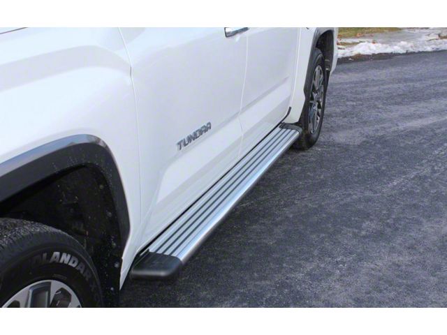 Romik RB2-T DRP Running Boards; Stainless Steel (22-24 Tundra CrewMax)
