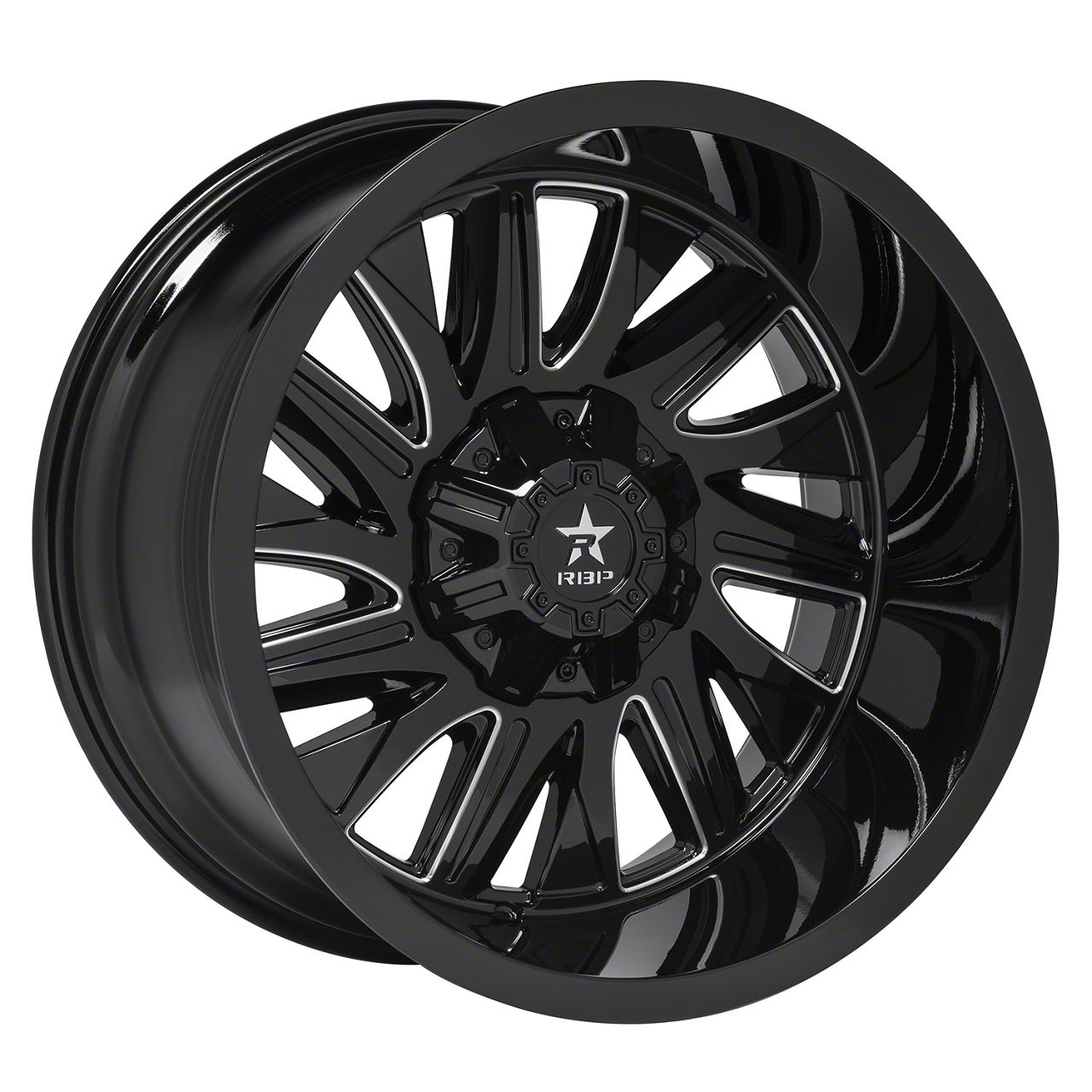 RBP Tundra 75R Batallion Gloss Black Machined 5-Lug Wheel - 20x12