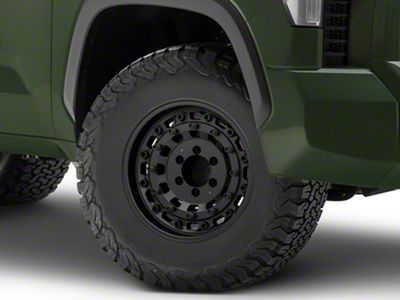 Black Rhino Arsenal Textured Matte Black 6-Lug Wheel; 17x9.5; -18mm Offset (22-23 Tundra)
