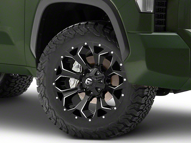 Fuel Wheels Assault Gloss Black 6-Lug Wheel; 20x9; 1mm Offset (22-23 Tundra)