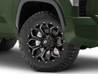 Fuel Wheels Assault Gloss Black 6-Lug Wheel; 20x9; 1mm Offset (22-24 Tundra)