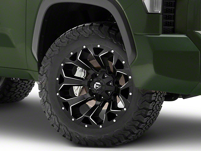 Fuel Wheels Assault Satin Black Milled 6-Lug Wheel; 20x9; 1mm Offset (22-23 Tundra)