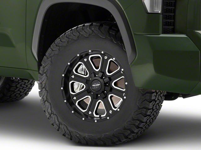 Pro Comp Wheels Axis Satin Black 6-Lug Wheel; 17x9; -6mm Offset (22-24 Tundra)