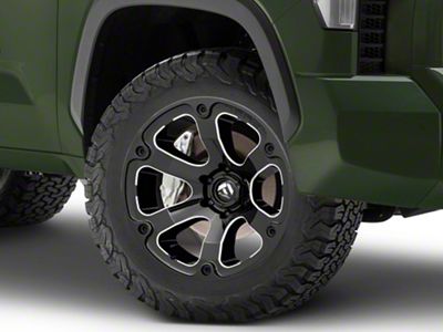 Fuel Wheels Beast Gloss Black Milled 6-Lug Wheel; 20x9; 20mm Offset (22-24 Tundra)