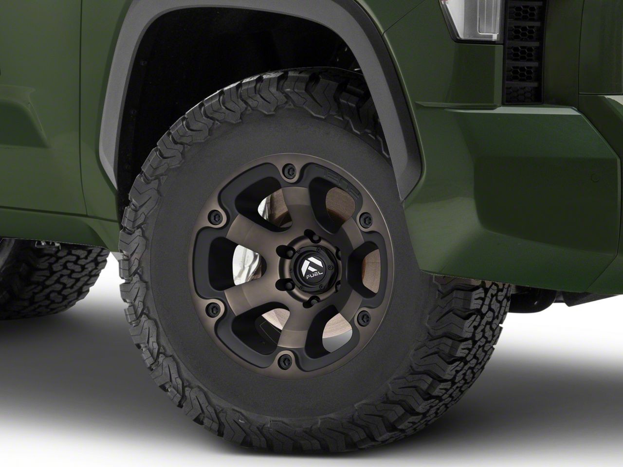 Fuel Wheels Beast Matte Black Machined with Dark Tint 6-Lug Wheel; 17x9; -12mm Offset (22-23 Tundra)