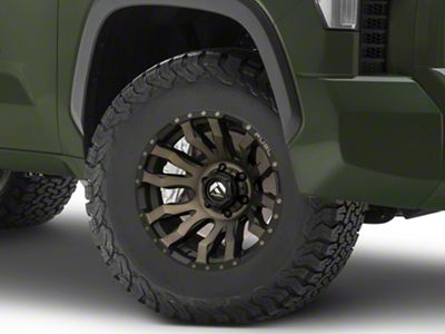 Fuel Wheels Blitz Matte Black with Dark Tint 6-Lug Wheel; 17x9; -12mm Offset (22-24 Tundra)