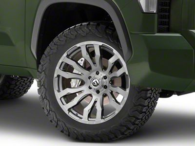 Fuel Wheels Blitz Platinum Brushed Gunmetal 6-Lug Wheel; 20x10; -18mm Offset (22-24 Tundra)