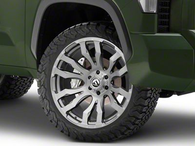Fuel Wheels Blitz Platinum Brushed Gunmetal 6-Lug Wheel; 22x10; -18mm Offset (22-24 Tundra)