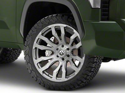 Fuel Wheels Blitz Platinum Brushed Gunmetal 6-Lug Wheel; 22x12; -44mm Offset (22-24 Tundra)