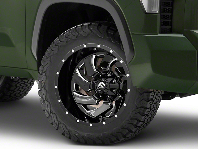Fuel Wheels Cleaver Gloss Black Milled 6-Lug Wheel; 20x10; -18mm Offset (22-23 Tundra)