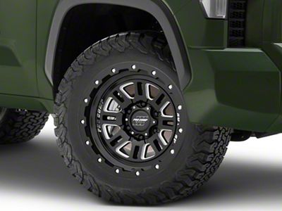 Mayhem Wheels Combat Gloss Black Milled 6-Lug Wheel; 20x9; 0mm Offset (22-24 Tundra)
