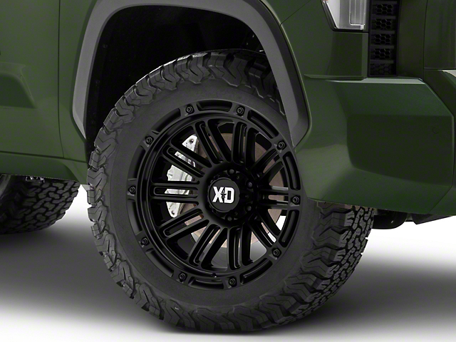 XD Double Deuce Satin Black 6-Lug Wheel; 20x10; -18mm Offset (22-23 Tundra)