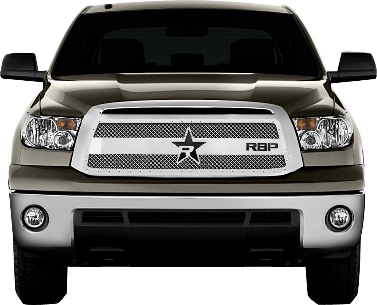 RBP RX-3 Series Studded Frame Upper Grille Insert; Chrome (10-13 Tundra)