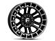 Fuel Wheels Heater Matte Black Double Dark Tint Machined 6-Lug Wheel; 17x9; -12mm Offset (22-24 Tundra)