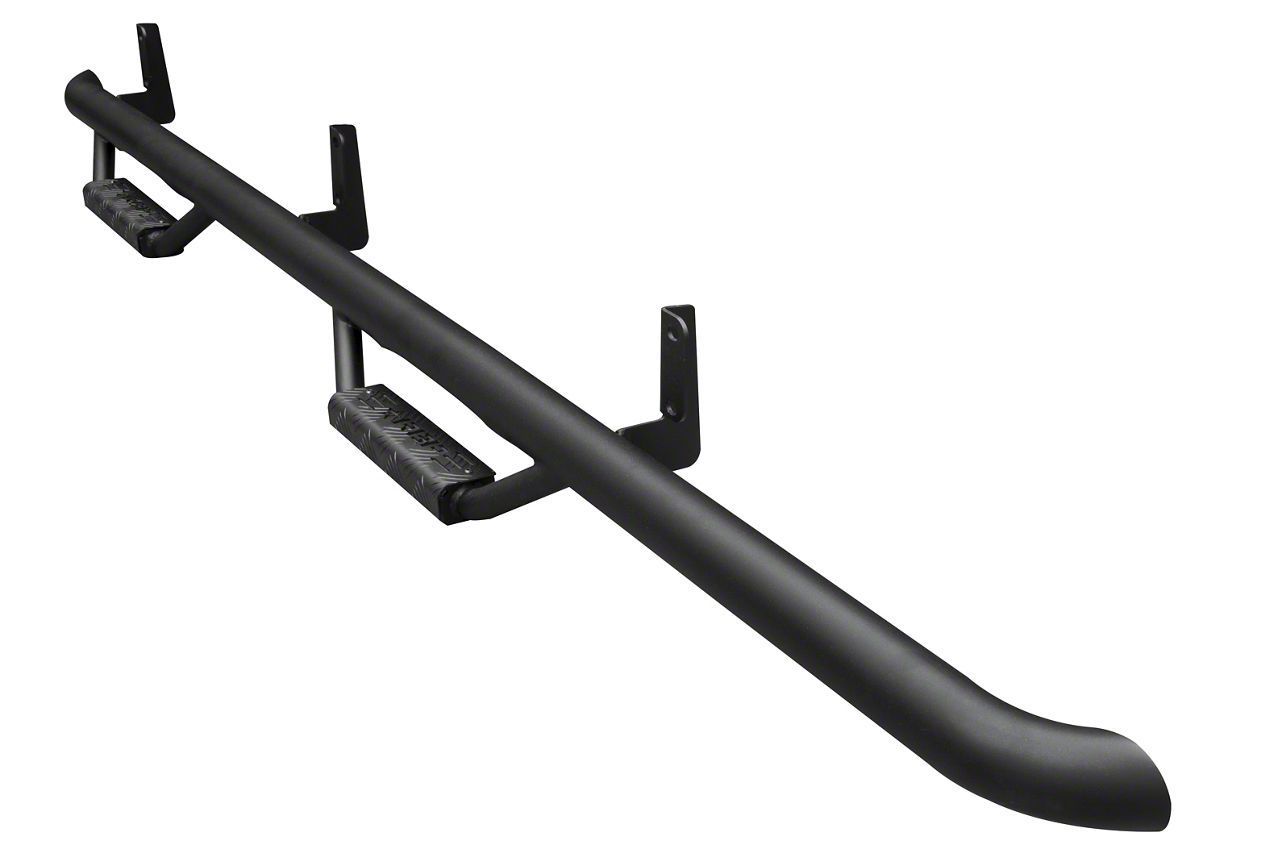 RBP RX-7 Wheel to Wheel Side Step Bars; Black (07-21 Tundra Double Cab w/ 6-1/2-Foot Bed)