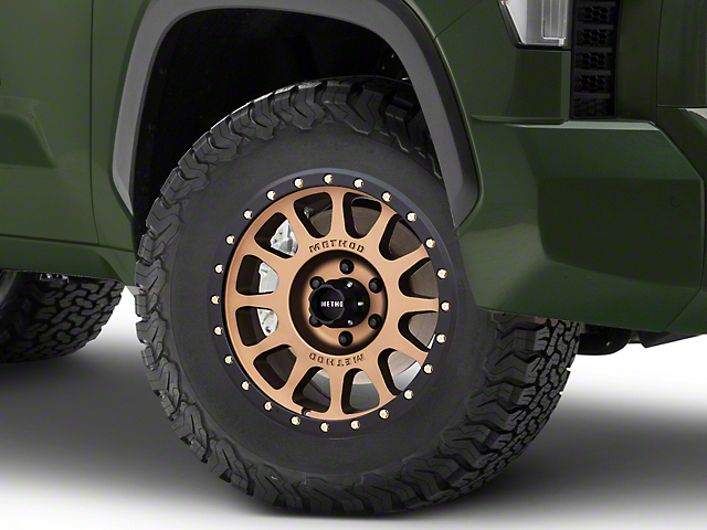 Method Race Wheels MR305 NV Bronze 6-Lug Wheel; 18x9; 18mm Offset (22-23 Tundra)