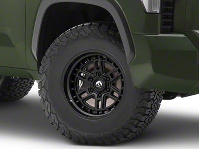 Fuel Wheels Nitro Matte Black 6-Lug Wheel; 17x9; 1mm Offset (22-24 Tundra)