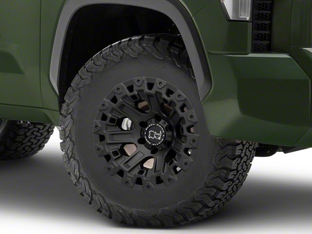 Black Rhino Ozark Matte Black 6-Lug Wheel; 17x9.5; -18mm Offset (22-24 Tundra)