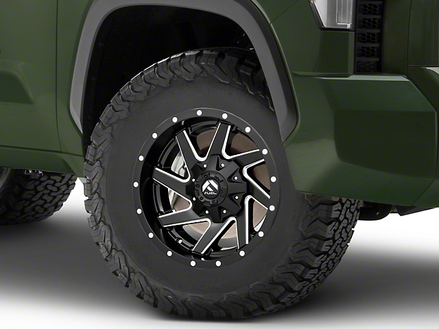 Fuel Wheels Renegade Matte Black Milled 6-Lug Wheel; 17x9; 1mm Offset (22-23 Tundra)