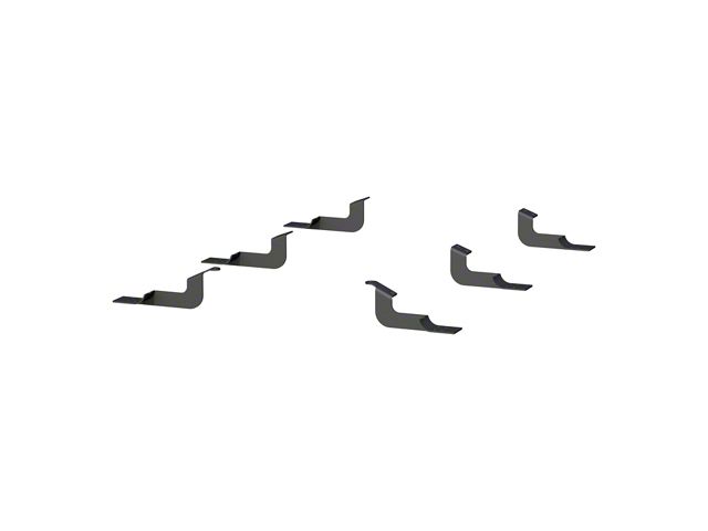 6-Inch Oval Side Step Bars Mounting Brackets (07-21 Tundra Double Cab, CrewMax)