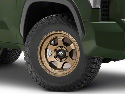 Fuel Wheels Shok Matte Bronze 6-Lug Wheel; 17x9; 1mm Offset (22-24 Tundra)