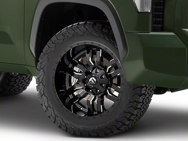 Fuel Wheels Sledge Gloss Black Milled 6-Lug Wheel; 20x10; -19mm Offset (22-23 Tundra)