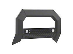 5.50-Inch AdvantEDGE Bull Bar with 2-Inch LED Cube Lights; Carbide Black (07-21 Tundra)