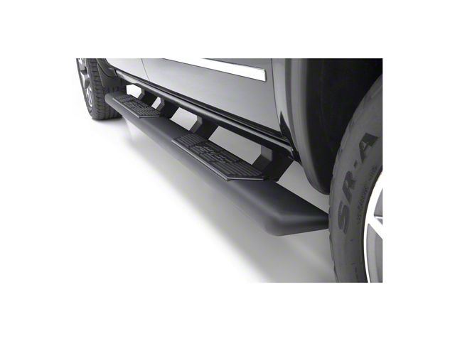 5.50-Inch AscentStep Running Boards; Carbide Black (07-21 Tundra Double Cab, CrewMax)