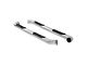 3-Inch Round Side Step Bars; Polished Stainless (07-21 Tundra Double Cab)