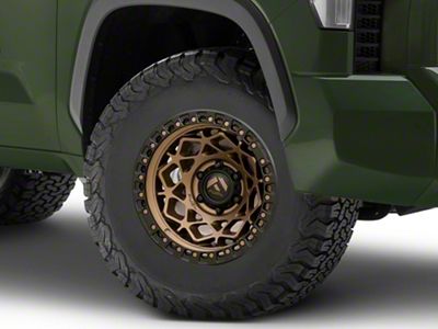 Fuel Wheels Unit Bronze with Matte Black Ring 6-Lug Wheel; 17x9; 1mm Offset (22-23 Tundra)