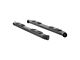 Big Step 4-Inch Round Side Step Bars; Textured Black (07-21 Tundra Double Cab)