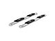 4-Inch Oval Side Step Bars; Stainless Steel (07-21 Tundra Double Cab)