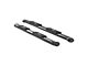 4-Inch Oval Side Step Bars; Black (07-21 Tundra CrewMax)