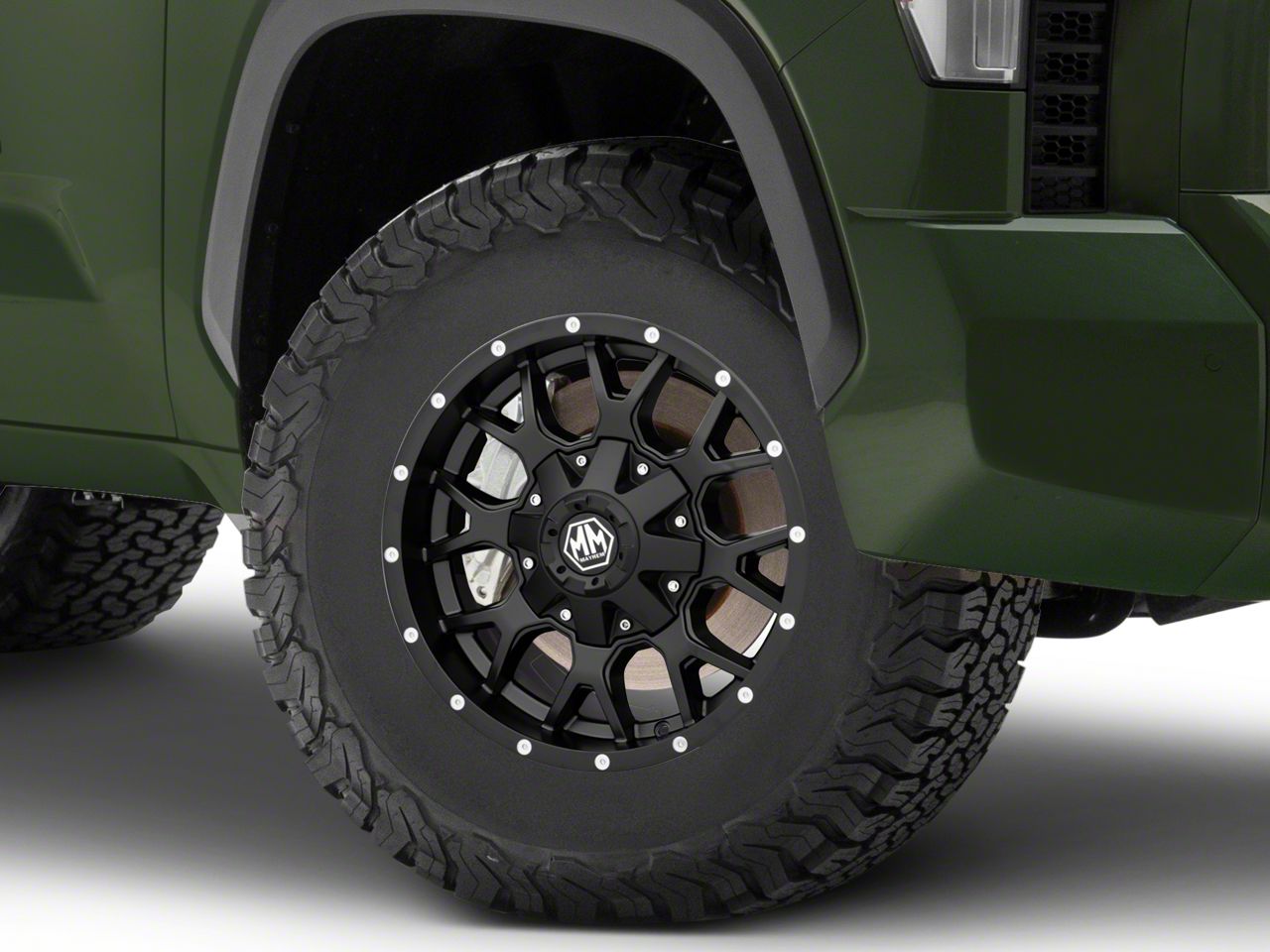 Mayhem Wheels Warrior Matte Black 6-Lug Wheel; 17x9; 18mm Offset (22-23  Tundra)