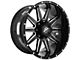 XF Offroad XF-219 Gloss Black Milled 6-Lug Wheel; 20x10; -12mm Offset (05-15 Tacoma)