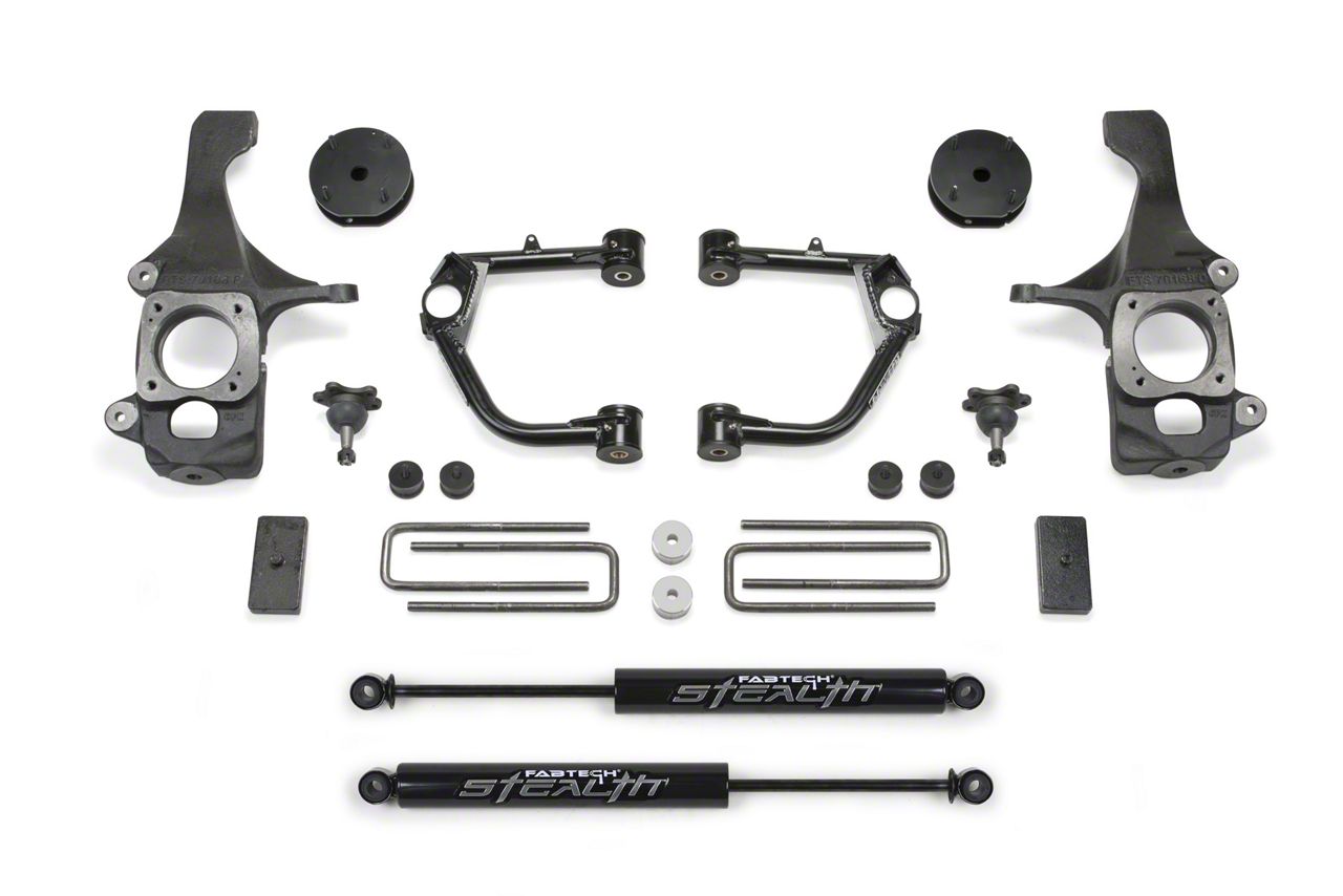 Fabtech Tundra 4 in. Budget Lift System w/ Stealth Shocks K7028M (07-15