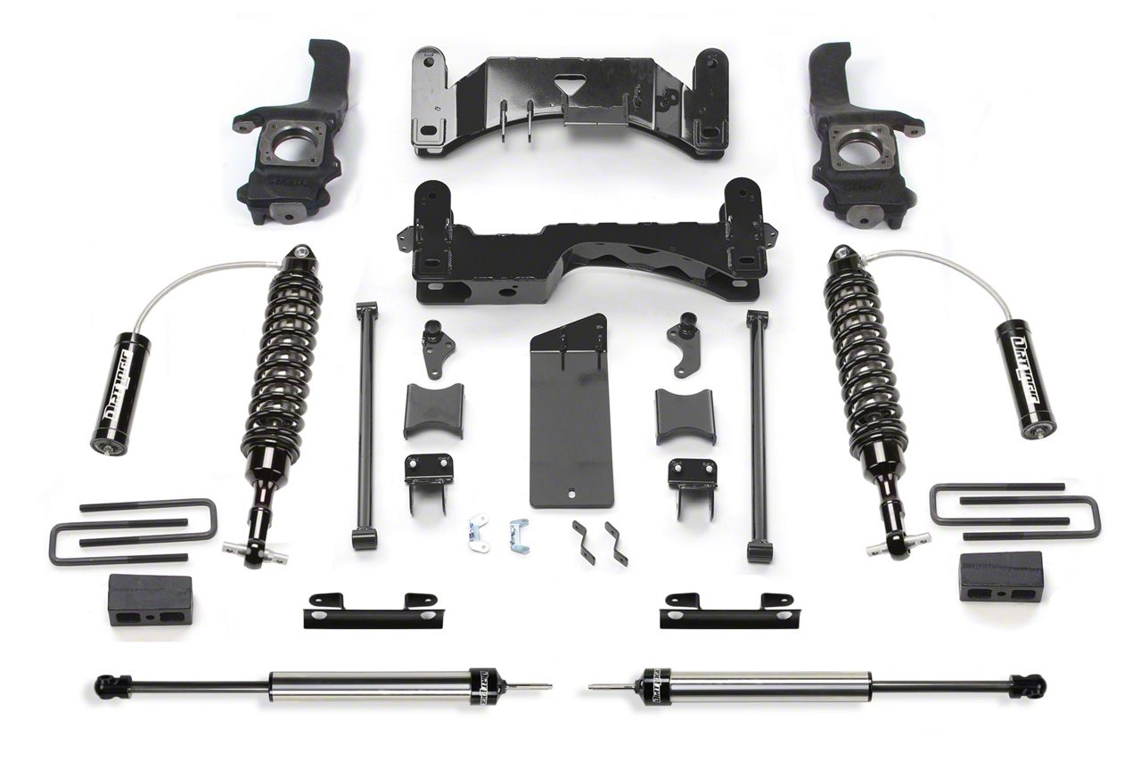 Fabtech 6-Inch Performance Suspension Lift Kit with Dirt Logic 2.5 Reservoir Coil-Overs and Dirt Logic Shocks (07-15 5.7L Tundra Double Cab, CrewMax, Excluding TRD Pro)