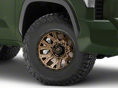 Fuel Wheels Traction Matte Bronze with Black Ring 6-Lug Wheel; 17x9; -12mm Offset (22-24 Tundra)