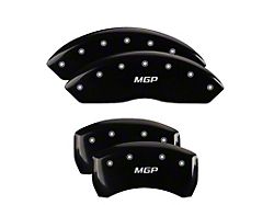 MGP Brake Caliper Covers with MGP Logo; Black; Front and Rear (07-21 Tundra)