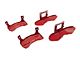 MGP Brake Caliper Covers with MGP Logo; Red; Front and Rear (07-21 Tundra)