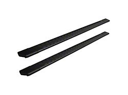 Raptor Series 5-Inch OEM Style Full Tread Slide Track Running Boards; Black Textured (07-21 Tundra Double Cab)