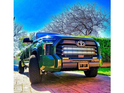 Dual 40-Inch Amber LED Light Bars with Grille Mounting Brackets (22-24 Tundra Limited, SR, SR5)