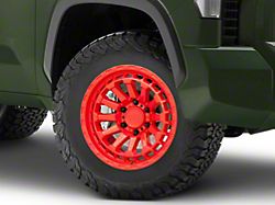 Black Rhino Raid Gloss Red 6-Lug Wheel; 18x9.5; 12mm Offset (22-24 Tundra)