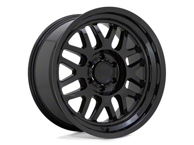 Black Rhino Delta Gloss Black 5-Lug Wheel; 18x9.5; 12mm Offset (14-21 Tundra)