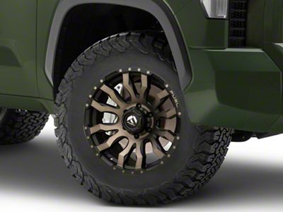 Fuel Wheels Blitz Matte Black Double Dark Tint 6-Lug Wheel; 18x9; 20mm Offset (22-24 Tundra)