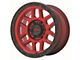 KMC Mesa Candy Red with Black Lip 5-Lug Wheel; 20x9; 25mm Offset (14-21 Tundra)