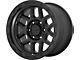 KMC Mesa Satin Black with Gloss Black Lip 5-Lug Wheel; 18x9; 25mm Offset (07-13 Tundra)