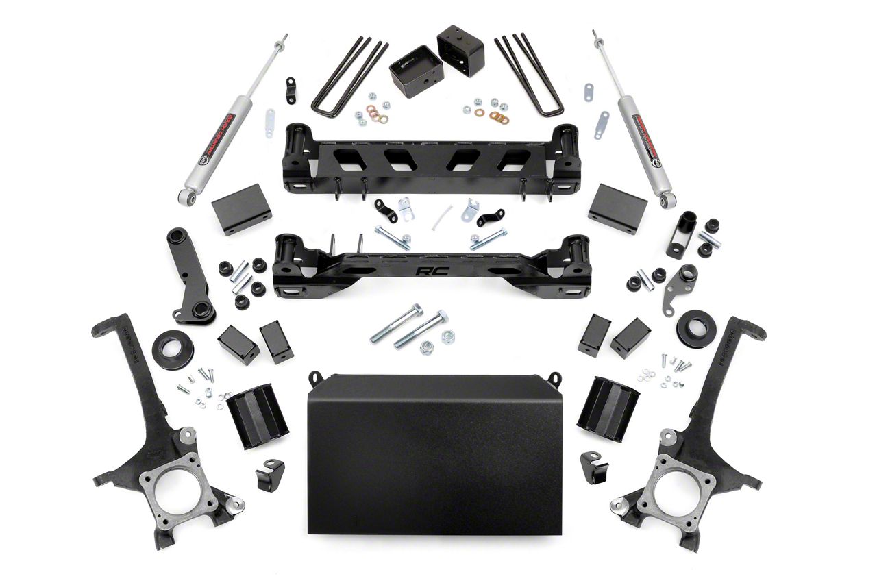 Rough Country 6-Inch Suspension Lift Kit with Premium N3 Shocks (16-21 Tundra)